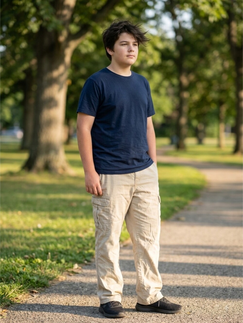 The Children's Place Tan Boys Husky Cargo Pants